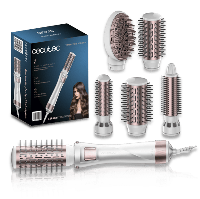Cepillo de aire Cecotec Bamba CeramicCare 5in1 Pro