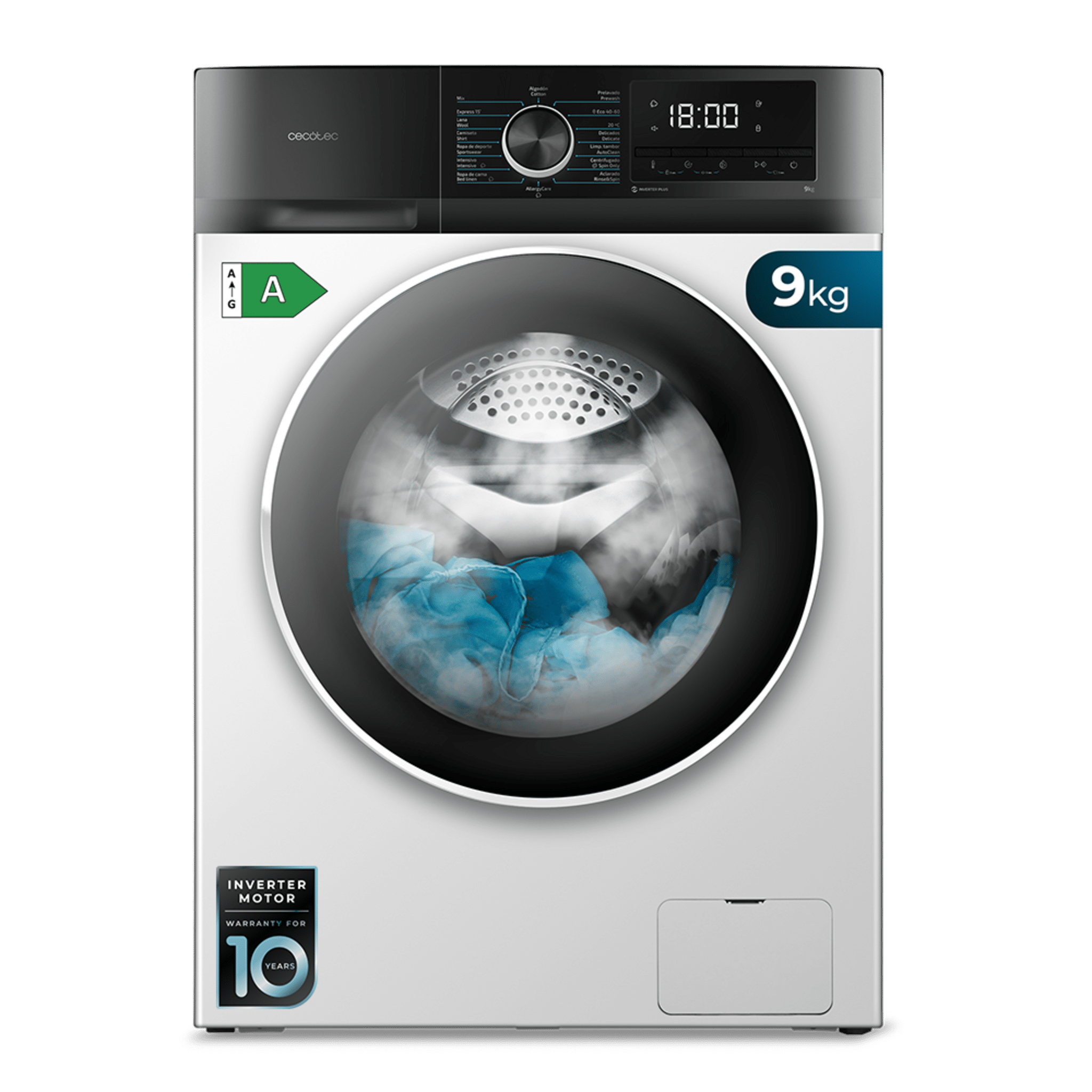 Bolero DressCode 9500 Inverter A Lavadora de 9 Kg