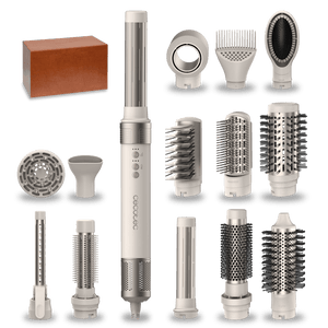 Bamba CeramicCare 14in1 AirGlam Champagne Moldeador multifunción