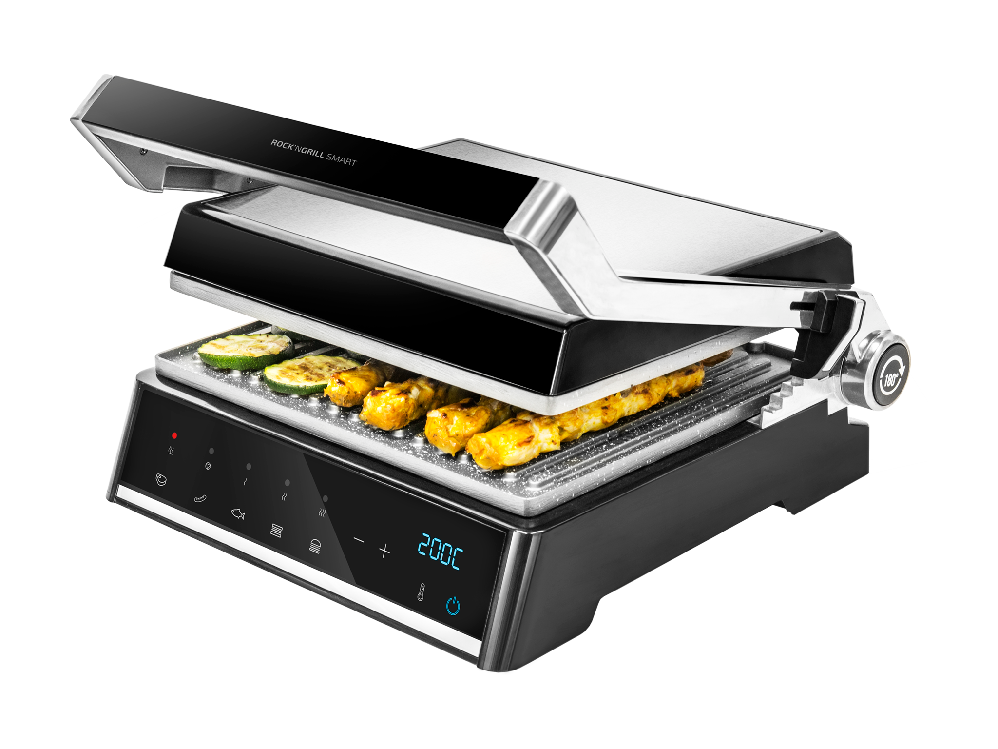 Parrilla eléctrica Cecotec Rock’nGrill Smart