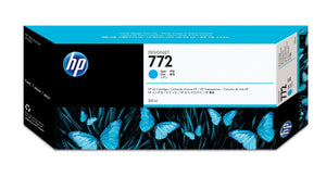 Cartucho de tinta DesignJet 772 cian de 300 ml