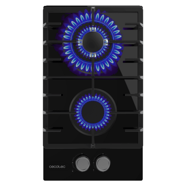 Placa de gas Cecotec Bolero Squad G 2200F Glass Black