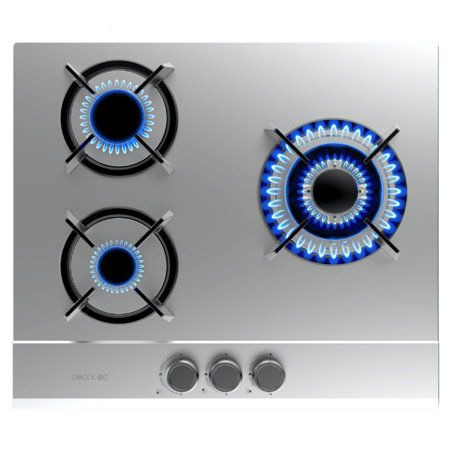 Placa de gas Cecotec Bolero Squad G 3200S Inox