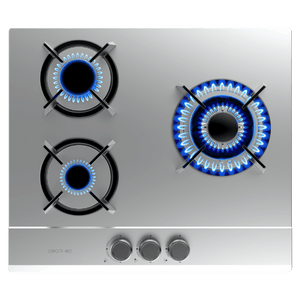 Placa de gas Cecotec Bolero Squad G 3200S Inox