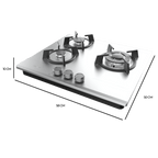 Placa de gas Cecotec Bolero Squad G 3200S Inox