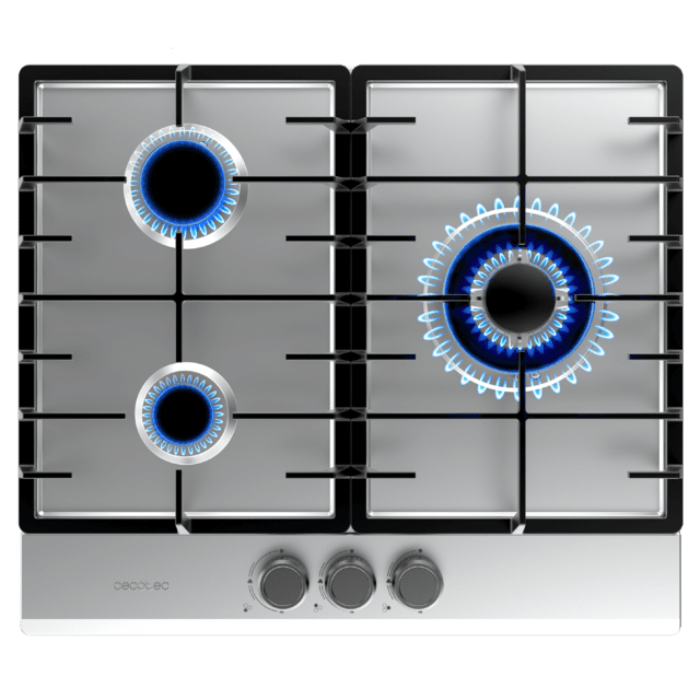 Placa de gas Cecotec Bolero Squad G 3200F Inox