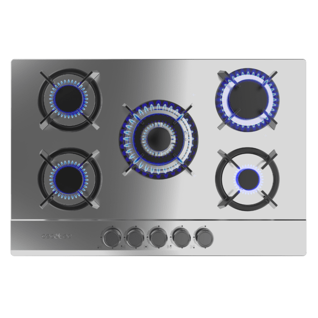 Placa de gas Cecotec Bolero Squad G 5200S Inox
