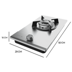 Placa de gas Cecotec Bolero Squad G 1200S Inox