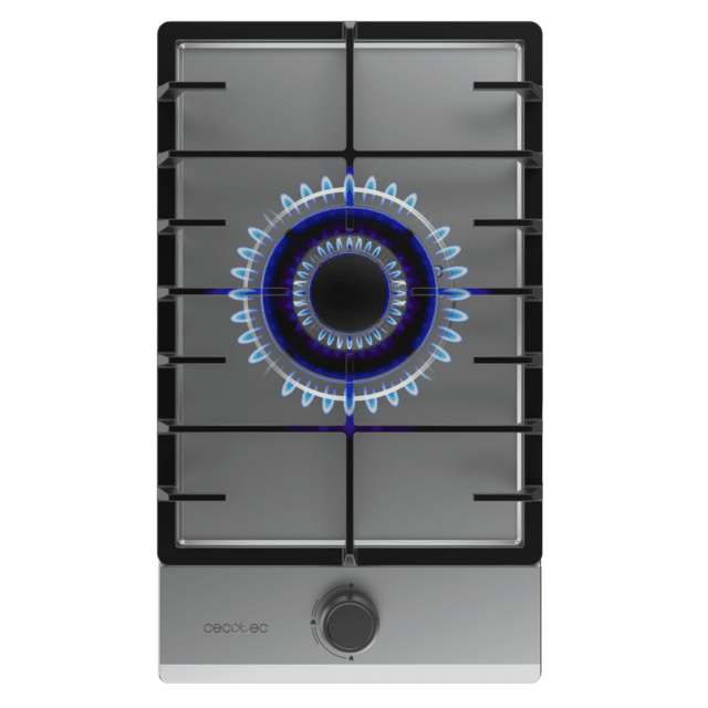 Placa de gas Cecotec Bolero Squad G 1200F Inox