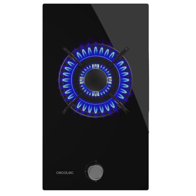 Placa de gas Cecotec Bolero Squad G 1200S Glass Black