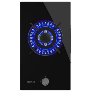 Placa de gas Cecotec Bolero Squad G 1200S Glass Black