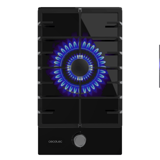 Placa de gas Cecotec Bolero Squad G 1200F Glass Black