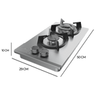 Placa de gas Cecotec Bolero Squad G 2200S Inox