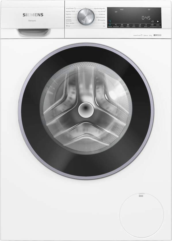 Lavadora Siemens WG54G2Z0ES - 10 kg, Clase A, 1400 rpm, Motor iQdrive, WaterPerfect, 15 Programas