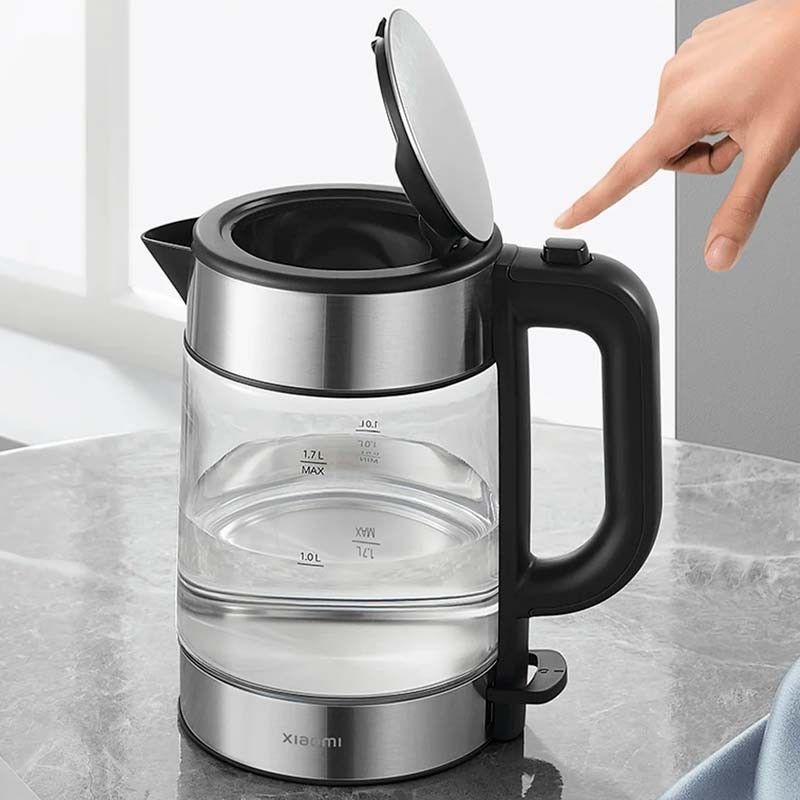 Hervidor de Agua Xiaomi Electric Glass Kettle/ 2200W/ Capacidad 1.7L