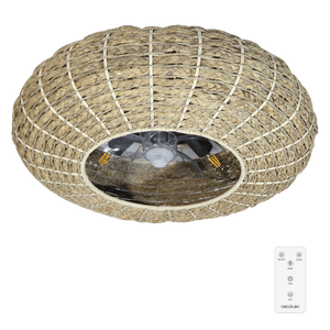 EnergySilence LampAero 650 Natural Wicker Ventilador de techo