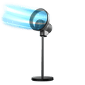 Ventilador de pie y purificador de aire Cecotec TotalPure 2in1 MoonStyle Dark