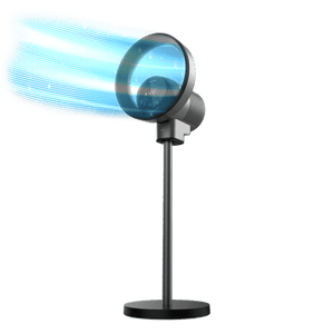 Ventilador de pie y purificador de aire Cecotec TotalPure 2in1 MoonStyle Dark