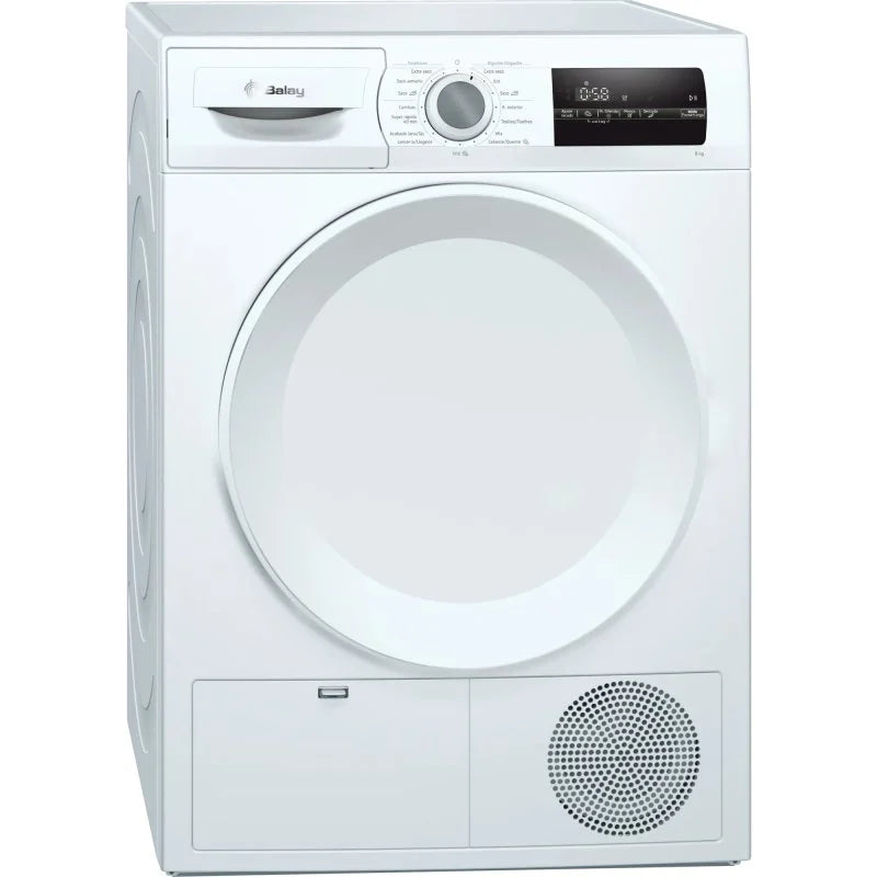 Balay 3SB288BE Secadora con Bomba de Calor Carga Frontal 8Kg A++ Blanca
