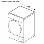 Balay 3SB288BE Secadora con Bomba de Calor Carga Frontal 8Kg A++ Blanca