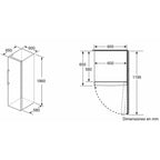 Balay 3GFE564ME Congelador Vertical Una Puerta 242L E Acero Mate Antihuellas