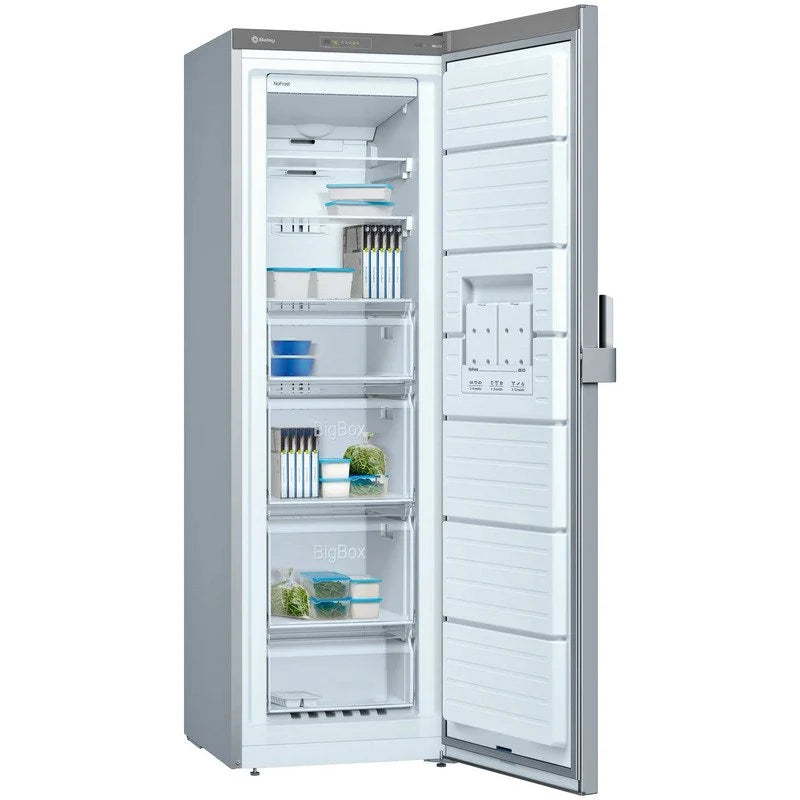 Balay 3GFE564ME Congelador Vertical Una Puerta 242L E Acero Mate Antihuellas