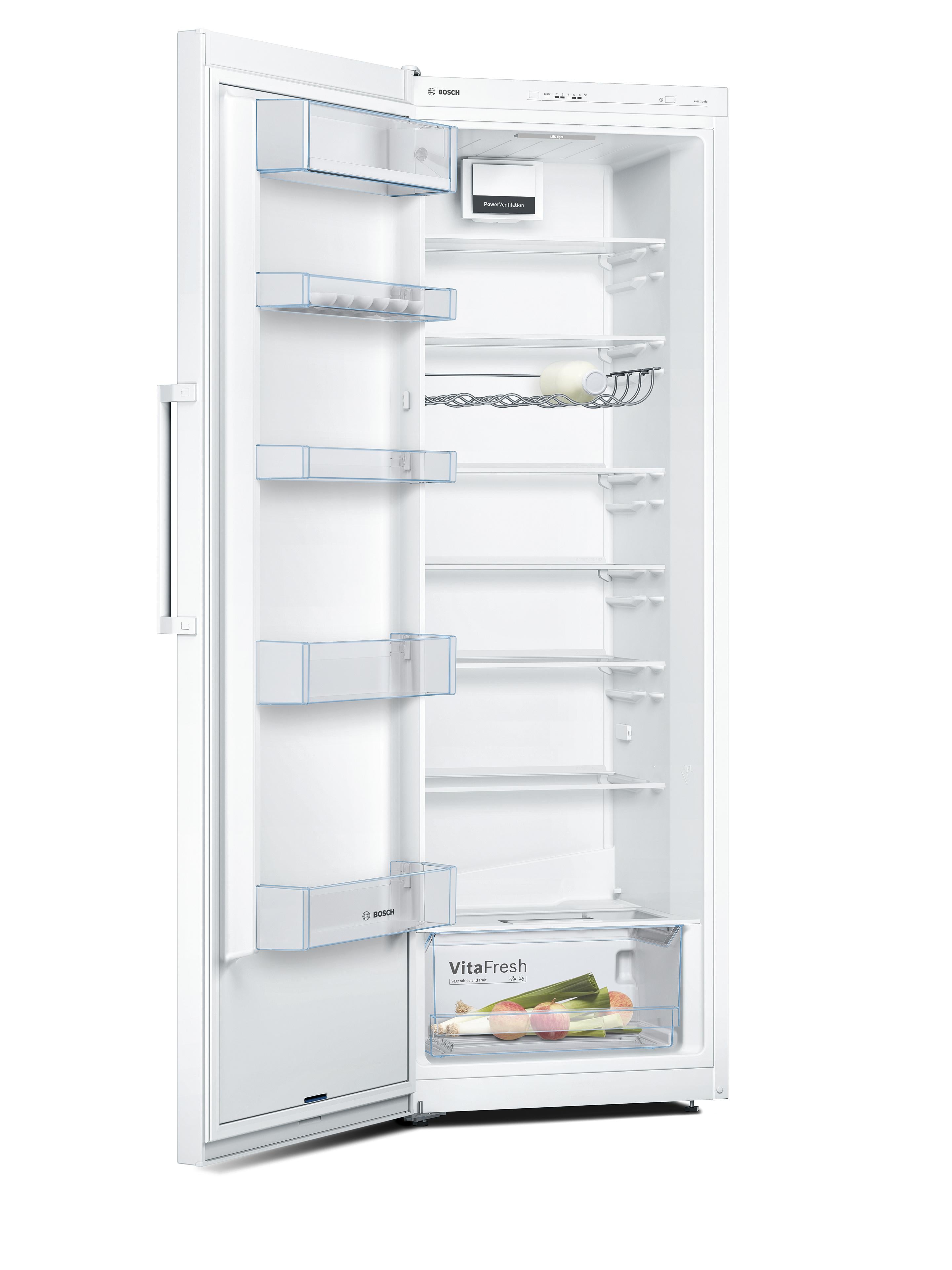 Frigorífico Una Puerta Bosch KSV33VWEP Serie 4 324 L 176 cm Blanco E