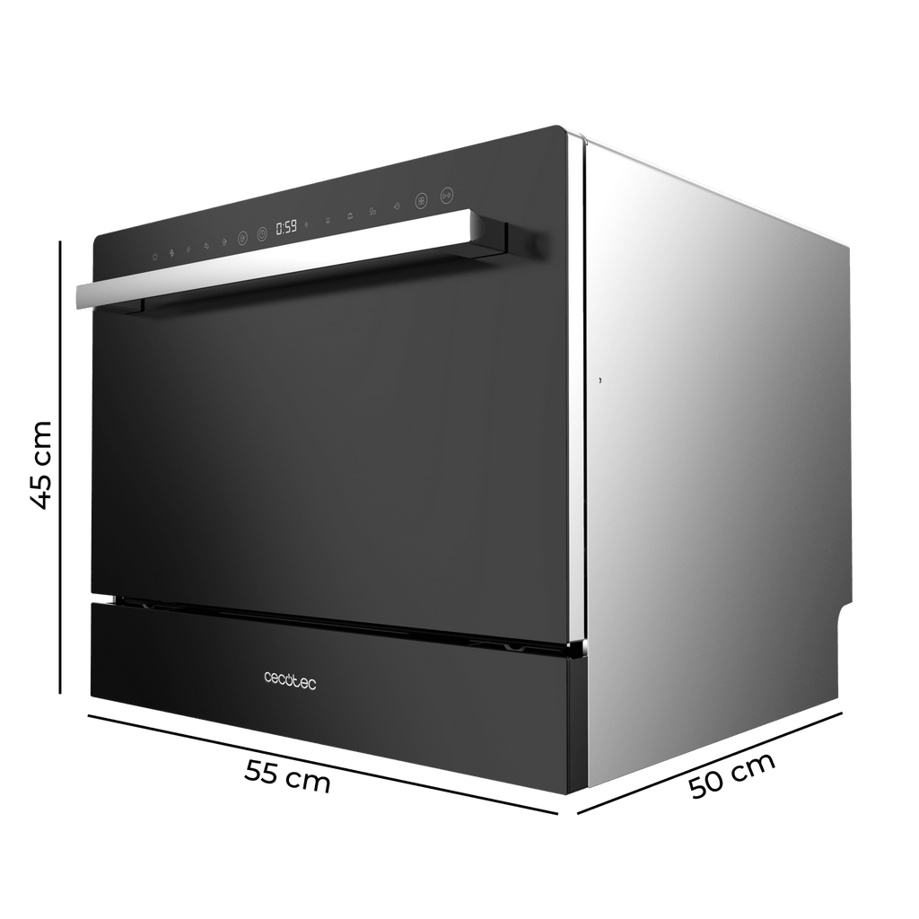 Bolero Aguazero 2400 Black Glass Lavavajiillas