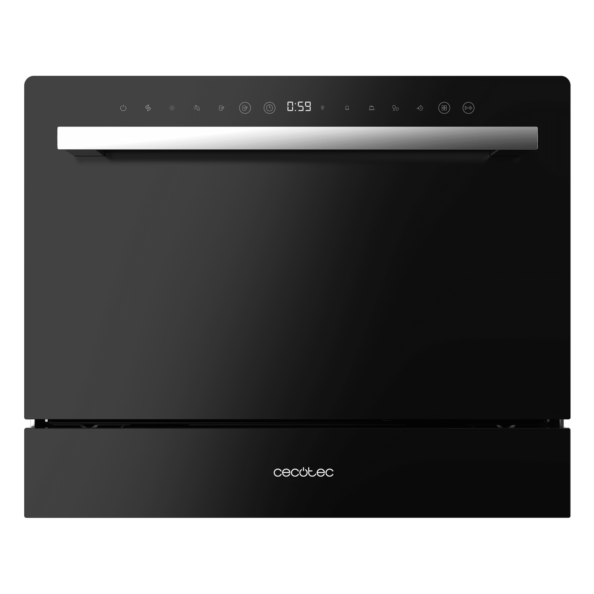 Bolero Aguazero 2400 Black Glass Lavavajiillas