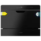 Bolero Aguazero 2500 S-BI Black Glass Lavavajiillas