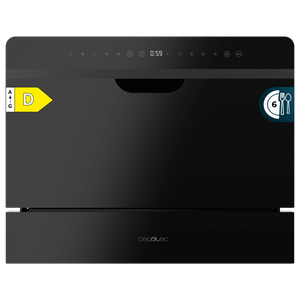 Bolero Aguazero 2500 S-BI Black Glass Lavavajiillas