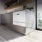 Bolero Aguazero 2500 S-BI White Glass Lavavajiillas