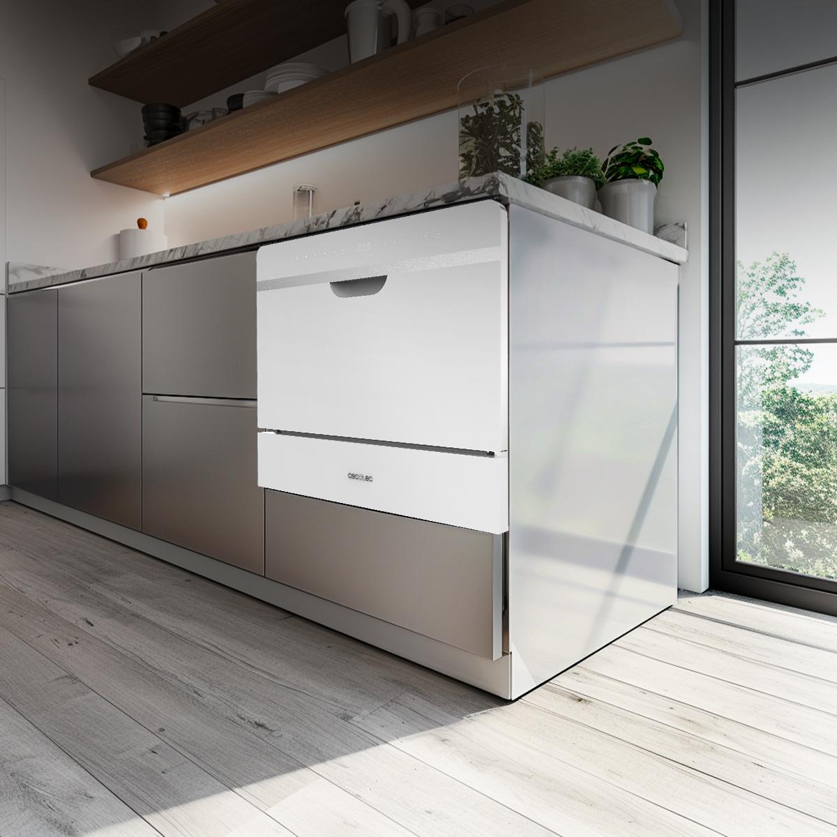 Bolero Aguazero 2500 S-BI White Glass Lavavajiillas