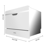 Bolero Aguazero 2500 S-BI White Glass Lavavajiillas