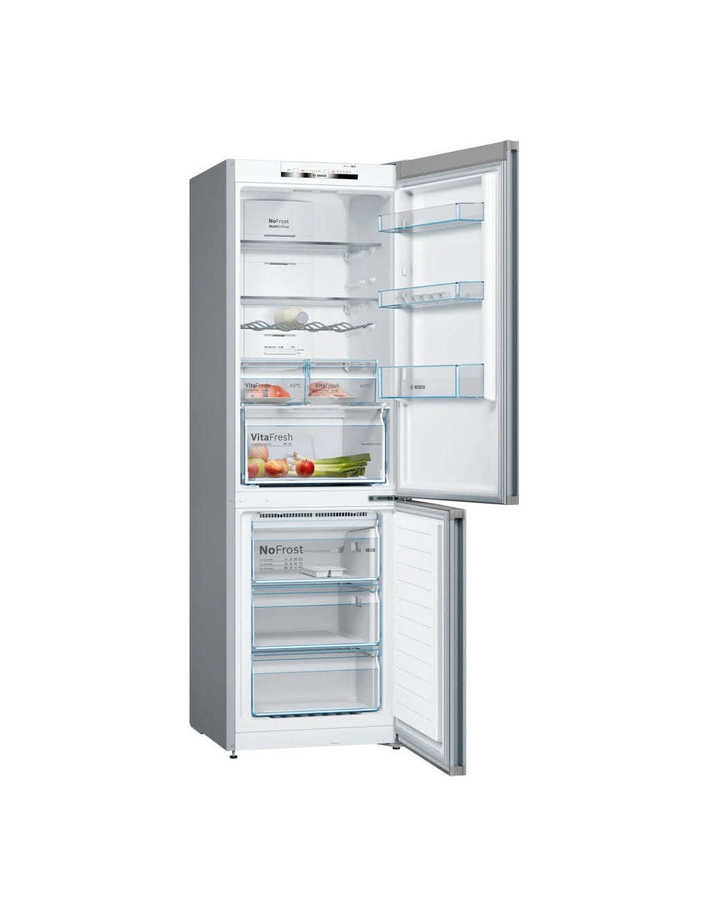FRIGORIFICO COMBI BOSCH KGN36VIEA 186X60 INOX ANTIHUELLAS 326L CLASE E