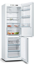 FRIGORIFICO COMBI BOSCH KGN36VWEA CLASE E 186X60X66 326 LITROS BLANCO VITAFRESH TIRADOR VERTICAL INTEGRADO