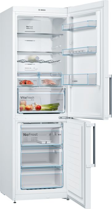 Frigorífico Combinado Bosch Serie 4 KGN36XWEP 186 x 60 cm Blanco