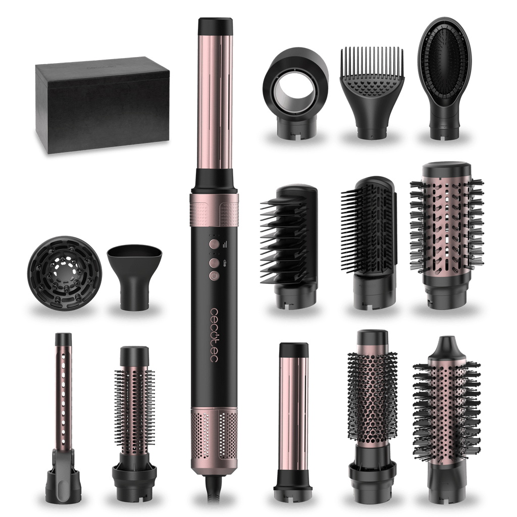 Bamba CeramicCare 14in1 AirGlam Black Moldeador multifunción