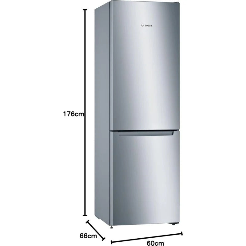 Bosch Serie 2 KGN33NLEB Frigorífico Combi E Acero Inoxidable