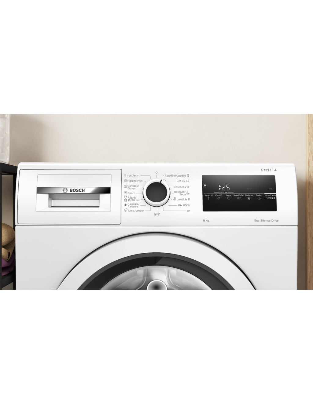 Lavadora de Carga Frontal Bosch WAN24272ES 8 kg 1200 rpm Blanco A