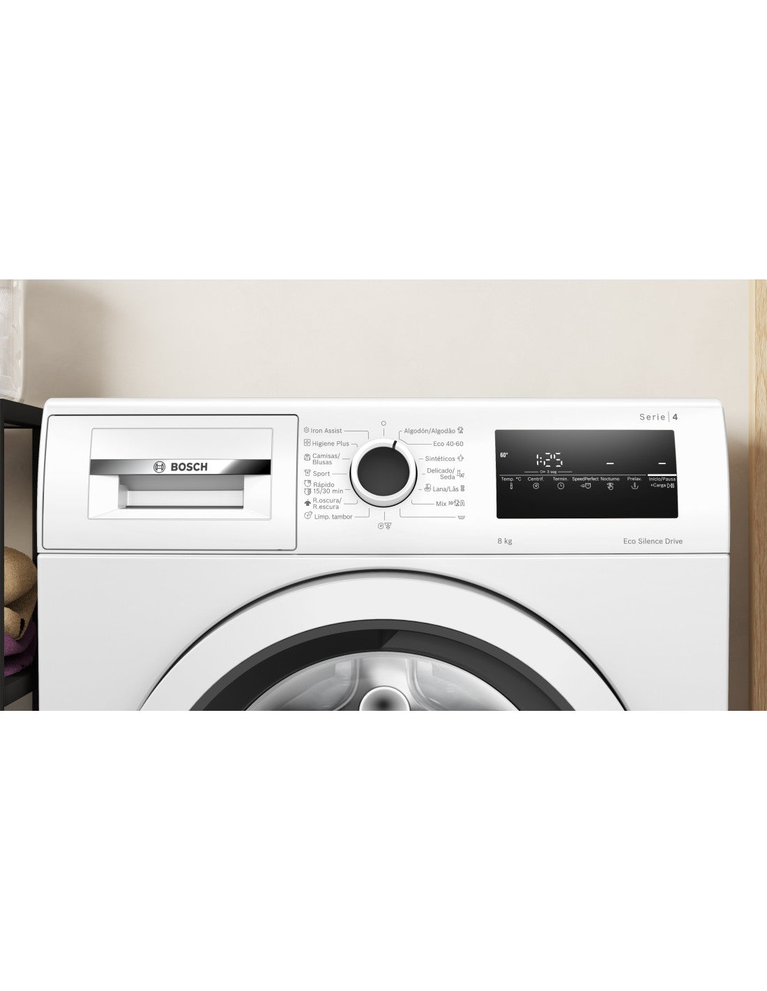 Lavadora de Carga Frontal Bosch WAN24272ES 8 kg 1200 rpm Blanco A