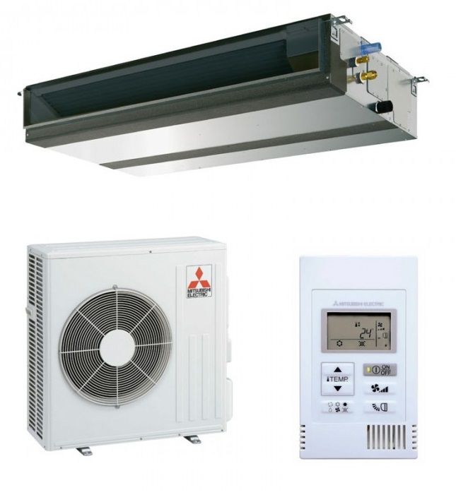 AIRE ACONDICIONADO MITSUBISHI MGPEZ71VJA CONDUCTOS R32 COMPACTA 6100 FRIG BOMBA INVERTER MANDO PAR40 PEAD-SM71JA + SUZSM71VA