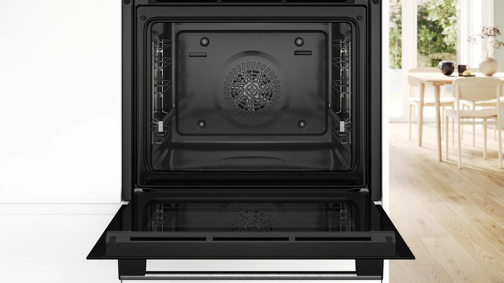HORNO BOSCH HQA514ES3 MULTIFUNCION CON VAPOR AÑADIDO 71L CRISTAL NEGRO/INOX DISPLAY