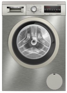 Lavadora de Carga Frontal Bosch WUU28T8XES 8 kg 1400 rpm Acero Inox A