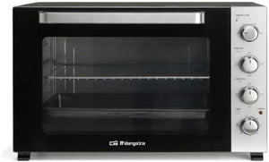 HORNO ORBEGOZO HOT750 CONVECCION INOX NEGRO 70L 2400W RUSTIDOR TEMPORIZADOR LUZ INTERIOR PILOTO LUMINOSO