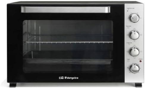HORNO ORBEGOZO HOT750 CONVECCION INOX NEGRO 70L 2400W RUSTIDOR TEMPORIZADOR LUZ INTERIOR PILOTO LUMINOSO