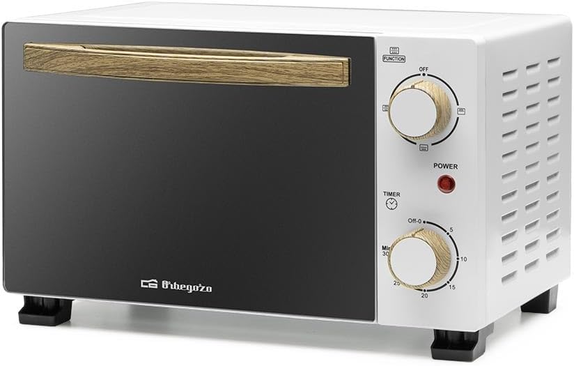 Horno Electrico Orbegozo HO 990, Capacidad 10 litros, 800 W, Blanco