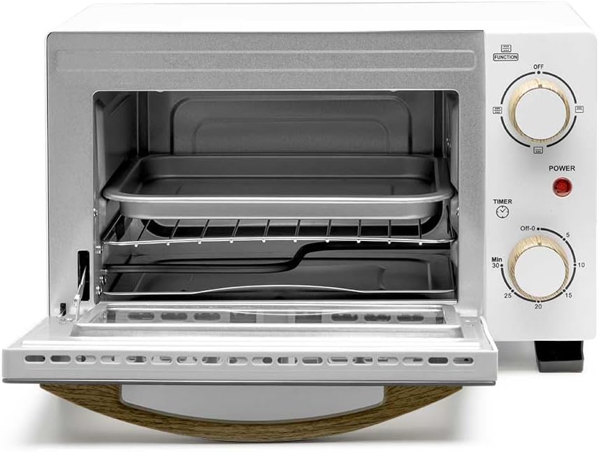 Horno Electrico Orbegozo HO 990, Capacidad 10 litros, 800 W, Blanco