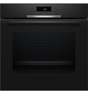 Horno Pirolítico BOSCH HBA572BB3F Limpieza Pirólisis + Asistente 71L Cristal Negro Air Fryer