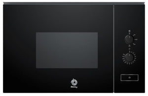 MICROONDAS BALAY 3CP5002N3 INTEGRABLE 20L MECANICO CRISTAL NEGRO ACERO INOX APERTURA LATERAL IZQUIERDA PLATO 25CM